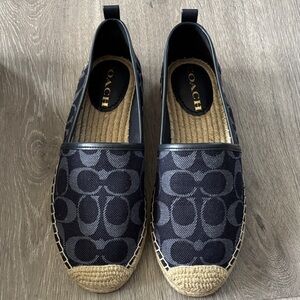 Brand new! Coach Denim Signature Espadrilles